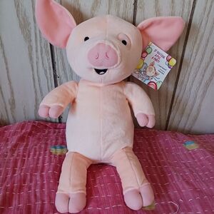 Kohl's Cares If You Give a Pig a Party Soft Pink Pig Stuffed Animal
